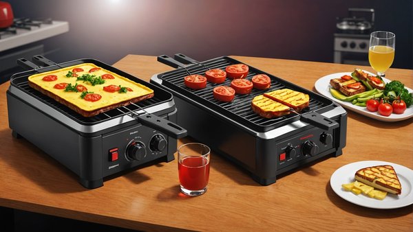 Comparatif : machine à raclette vs. grill de table