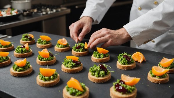 Démo en vidéo : préparation de canapés sucré salé