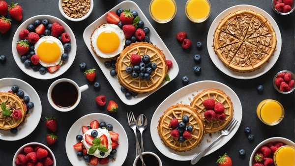 Délices sucrés salés pour le petit déjeuner